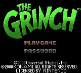 Grinch, The (USA) Title Screen